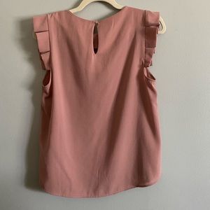 Ruffled Sleeveless top
